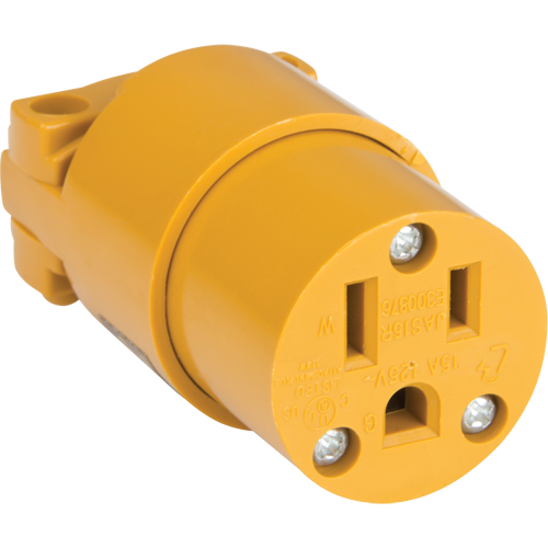 PVC Grounding Connector, 5-15R, Plastic Southpoint Industrial Supply