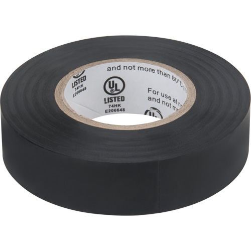 Ruban isolant, 19 mm (3/4") x 18 m (60'), Noir, 7 mils Southpoint Industrial Supply