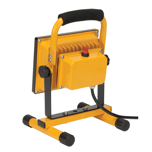 Portable Work Light, LED, 20 W, 2500 Lumens, Aluminum Housing Southpoint Industrial Supply