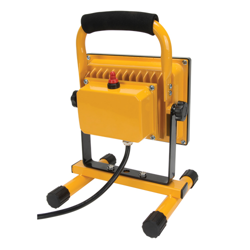 Portable Work Light, LED, 20 W, 2500 Lumens, Aluminum Housing Southpoint Industrial Supply