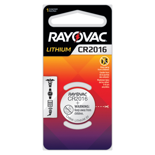 CR2016 Lithium Coin Cell Battery, 3 V Southpoint Industrial Supply