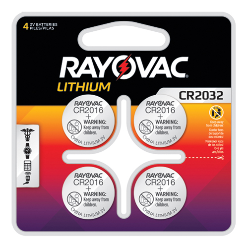 CR2032 Lithium Coin Cell Batteries, 3 V Southpoint Industrial Supply