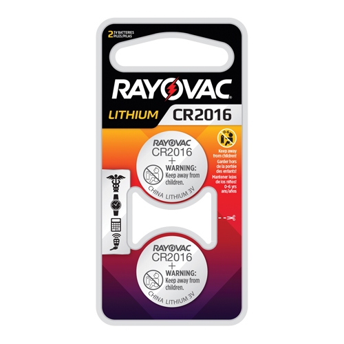 CR2016 Lithium Coin Cell Batteries, 3 V Southpoint Industrial Supply