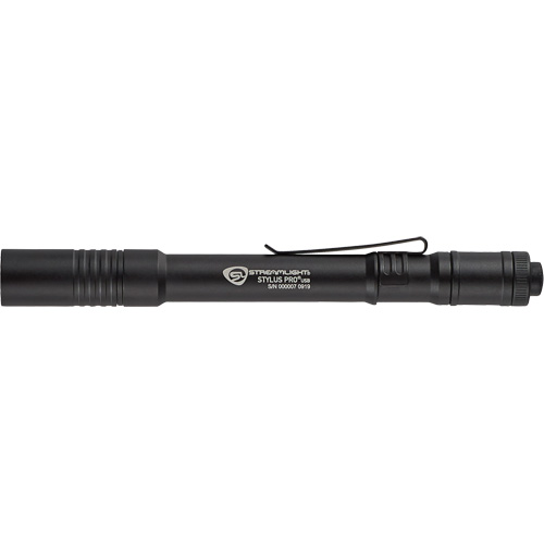 Lampe de poche stylo USB Stylus Pro, DEL, 350 lumens, Corps en Aluminium, piles Rechargeable, Compris Southpoint Industrial Supply