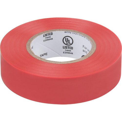 Ruban isolant, 19 mm (3/4") x 18 m (60'), Rouge, 7 mils Southpoint Industrial Supply