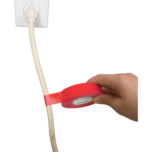 Ruban isolant, 19 mm (3/4") x 18 m (60'), Rouge, 7 mils Southpoint Industrial Supply