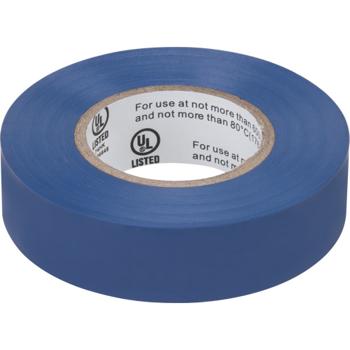 Electrical Tape, 19 mm (3/4") x 18 M (60'), Blue, 7 mils Southpoint Industrial Supply