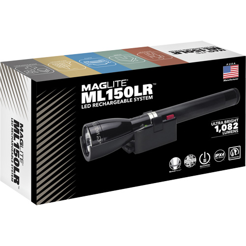 ML150LR(X) Fast-Charging Flashlight, LED, 1082 Lumens, Rechargeable Batteries Southpoint Industrial Supply