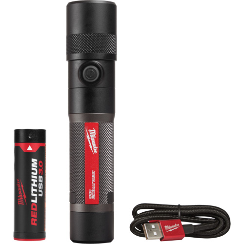 1100L Twist Focus Flashlight, LED, 1100 Lumens, Rechargeable Batteries Southpoint Industrial Supply