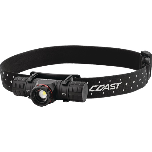 XPH30R Headlamp, LED, 1000 Lumens, 41 Hrs. Run Time, Rechargeable/CR123 Batteries Southpoint Industrial Supply