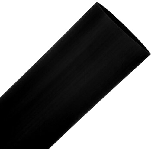Black Heat Shrink Tubing, Thin Wall, 100', 0.75" (19.05 mm) - 1.5" (38.1 mm) Southpoint Industrial Supply
