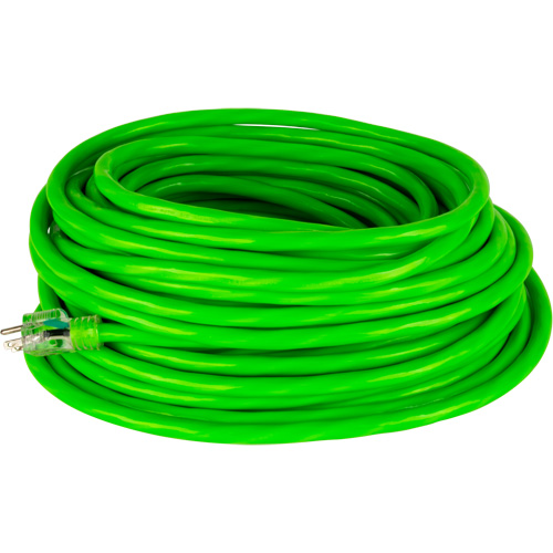 Industrial Extension Cord, All-Weather, SJTW, 10/3 AWG, 15 A, 50' Southpoint Industrial Supply