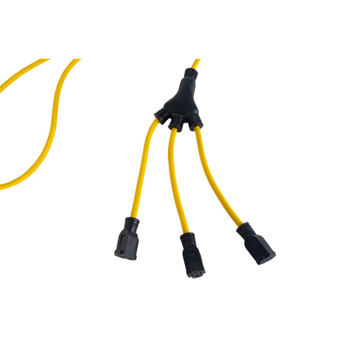 W-Style Power Adapter, Outdoor, STOW, 12/3 AWG, 15 A, 3 Outlet(s), 2' Southpoint Industrial Supply