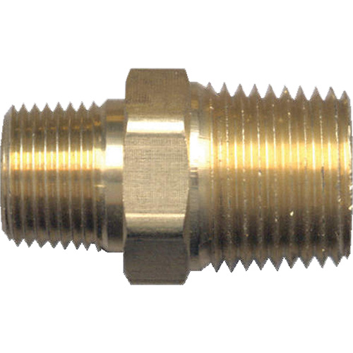 Mamelon de r&eacute;duction hexagonal, Laiton, 1/2" x 3/8", NPT x NPT Southpoint Industrial Supply