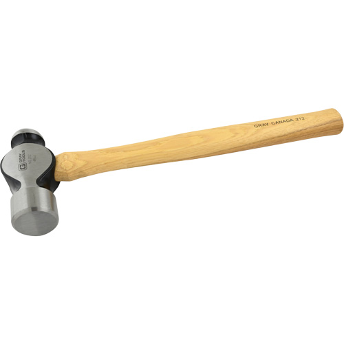 Ball Pein Hammer, 48 oz. Head Weight, Plain Face, Wood Handle Southpoint Industrial Supply