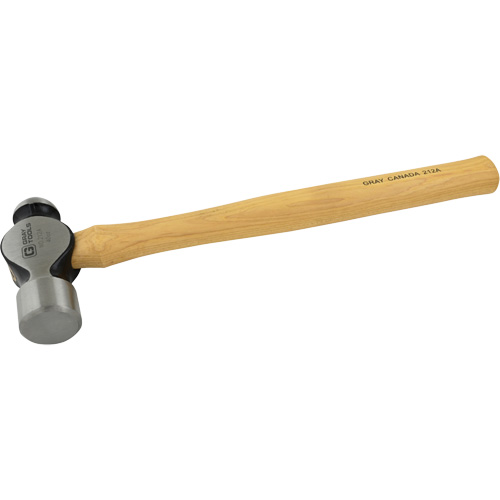Ball Pein Hammer, 40 oz. Head Weight, Plain Face, Wood Handle Southpoint Industrial Supply