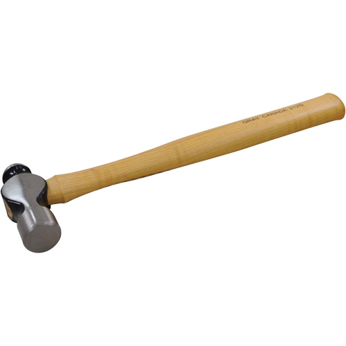 Ball Pein Hammer, 16 oz. Head Weight, Plain Face, Wood Handle Southpoint Industrial Supply