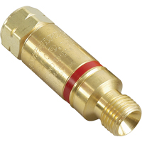 Antiretours pare-flammes - Oxy/gaz combustibles, Gaz combustibles (rouge)/Oxyg&egrave;ne (vert), Style pour adapteur de d&eacute;tendeur Southpoint Industrial Supply