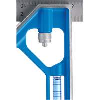 True Blue&reg; Combination Square, 12" L, 1/16" Graduations, Steel, Plain Southpoint Industrial Supply