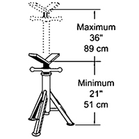 L&egrave;ve-tubes robuste, Capacit&eacute; de chargement 2500 lb Southpoint Industrial Supply