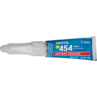 454 Prism&reg; Instant Adhesive Gel, Clear, Tube, 3 g Southpoint Industrial Supply