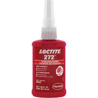 Threadlocker 272 High Temperature, Red, High, 50 ml, Bottle Southpoint Industrial Supply