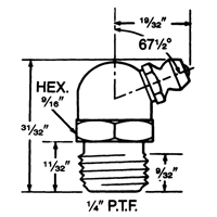 Raccord, Filetage de 1/4" Southpoint Industrial Supply