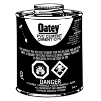 PVC Heavy-Duty Cement, 946 ml, Brush-Top Can, Grey Southpoint Industrial Supply