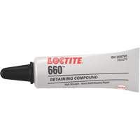 Compos&eacute; de retenue pour r&eacute;paration ajust&eacute; &agrave; la presse Quick Metal 660, 6 ml, Tube, Argent Southpoint Industrial Supply