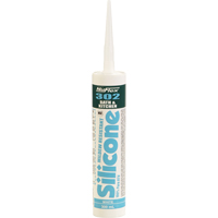 NuFlex&reg; 302 Bath And Kitchen Silicone Sealant, 300 ml, Cartridge, Clear Southpoint Industrial Supply