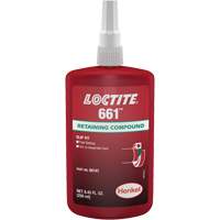 Compos&eacute; de retenue Loctite 661, 250 ml, Bouteille, Jaune Southpoint Industrial Supply