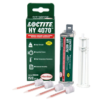 Adh&eacute;sif hybride pour r&eacute;parations structurales HY 4070, Deux composants, Cartouche double, 11 g, Blanc cass&eacute; Southpoint Industrial Supply