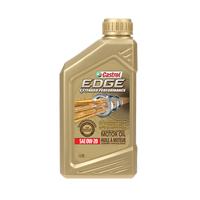 EDGE&reg; EP 0W20 Motor Oil, 1 L, Bottle Southpoint Industrial Supply