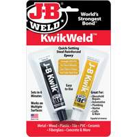 Colle &eacute;poxyde KwikWeld, Deux composants, Tube, 2 oz, Gris Southpoint Industrial Supply