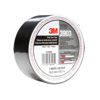 Rubans adh&eacute;sifs en vinyle 3903, 1245 mm (49") la x 46 m (151') lo, 6,5 mils, Noir Southpoint Industrial Supply