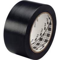 Ruban en vinyle pour travaux g&eacute;n&eacute;raux 764, 25,4 mm (1") la x 32,9 m (108') lo, 5 mils, Noir Southpoint Industrial Supply