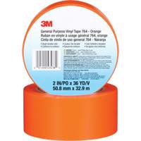 764 General-Purpose Vinyl Tape, 50.8 mm (2") W x 32.9 m (108') L, 5 mils, Orange Southpoint Industrial Supply