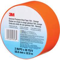 764 General-Purpose Vinyl Tape, 50.8 mm (2") W x 32.9 m (108') L, 5 mils, Orange Southpoint Industrial Supply