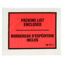 Packing List Envelope, 5-1/2" L x 4-1/2" W, Endloading Style Southpoint Industrial Supply