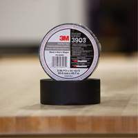 3903 Vinyl Duct Tape, 48 mm (2") W x 45 m (148') L, 6.5 mils, Black Southpoint Industrial Supply