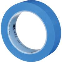 471 Vinyl Tape, 25.4 mm (1") W x 32.9 m (108') L, 5.3 mils, Blue Southpoint Industrial Supply