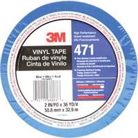 471 Vinyl Tape, 50.8 mm (2") W x 32.9 m (108') L, 5.2 mils, Blue Southpoint Industrial Supply