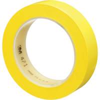 471 Vinyl Tape, 25.4 mm (1") W x 32.9 m (108') L, 5.2 mils, Yellow Southpoint Industrial Supply