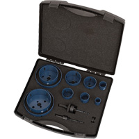 Electrician's Master Holesaw Kit, 12 Pieces Southpoint Industrial Supply