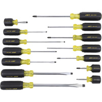 JKS-14S Cushion Grip Screwdriver Set, 14 Pcs. Southpoint Industrial Supply