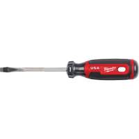 Tournevis &agrave; fente, Tige de 1/4", Ronde, 211 mm lo, Prise en Coussin&eacute;e Southpoint Industrial Supply