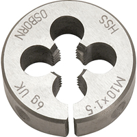 Split Circular Die, M10 X 1.5 Thread, High Speed Steel Southpoint Industrial Supply