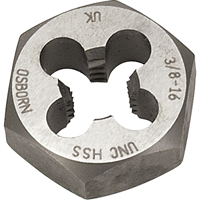 &eacute;crou-fili&egrave;re hexagonal, dia. 7/10", Filet de 1/4"-28, Acier rapide Southpoint Industrial Supply