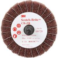 Disque combin&eacute; Scotch-Brite, 2-1/2" dia., Grain 120, Oxyde d'aluminium Southpoint Industrial Supply