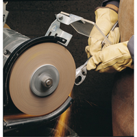 Meules d'abrasion & de polissage Scotch-brite, 6" dia. x 1" la, Arbre 1", Oxyde d'aluminium Southpoint Industrial Supply